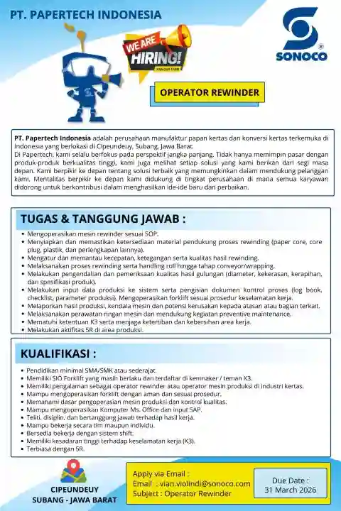 PT Papertech Indonesia